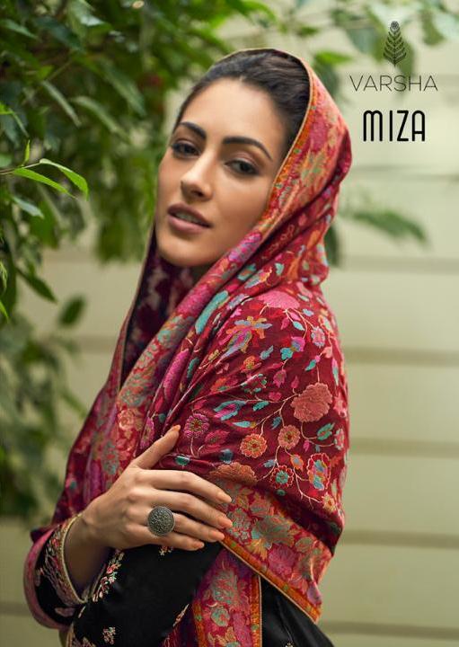 Varsha Fashion Miza Tussar Silk With Embroidery Traditional Look Indial Salwar Suits Trader