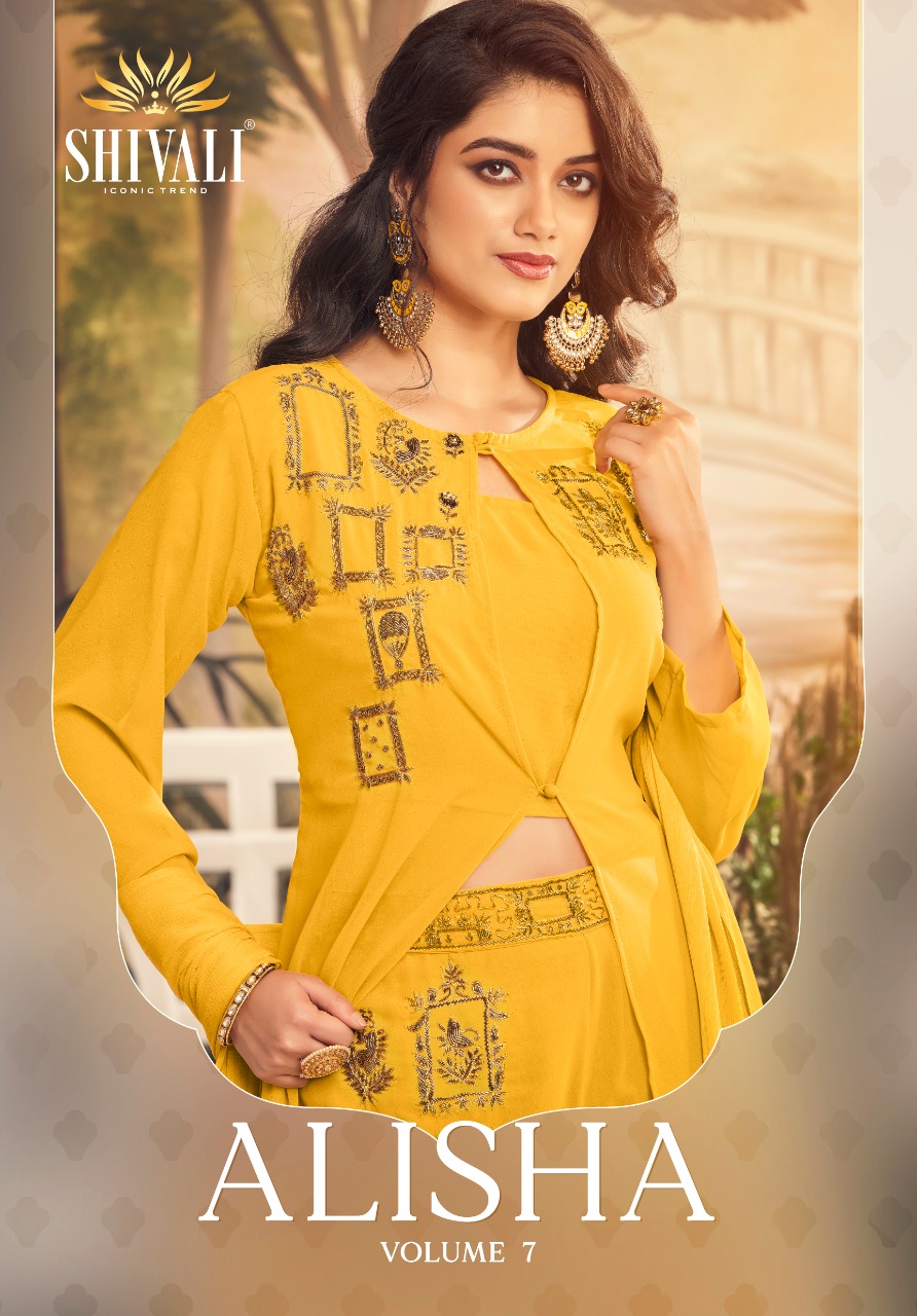Alisha Vol 7 By Shivali Fashionable Festive Wear Western Collections Kurti