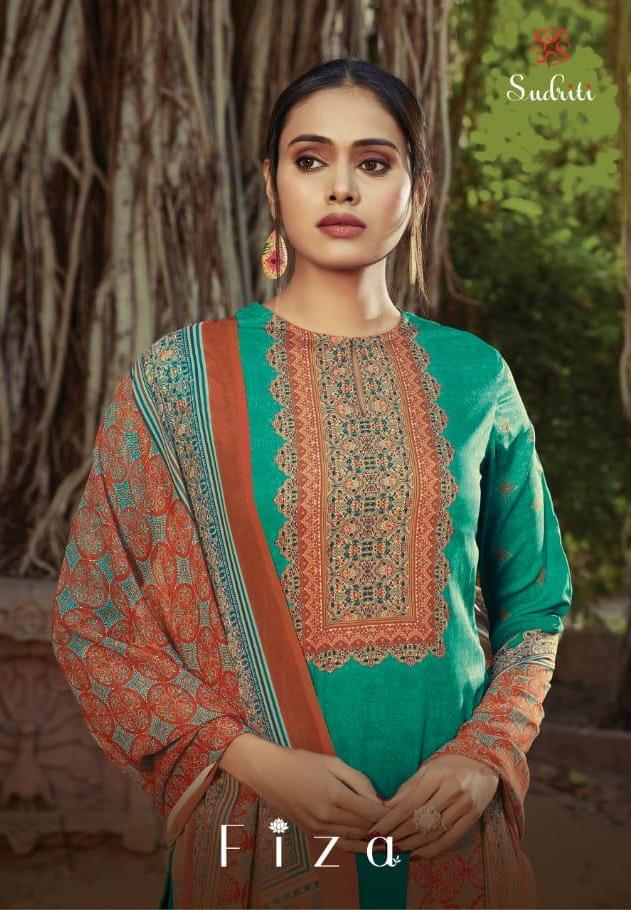 Fiza By Sudriti Crape Digital Print Charming Look Dress Materials