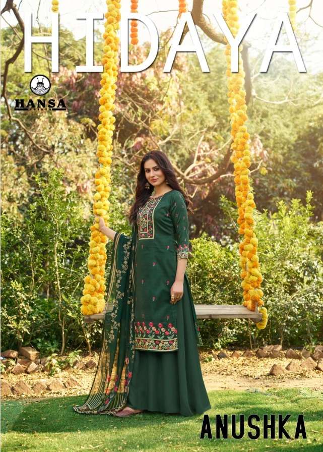 hansa present anushka jam cotton designer salwar kameez collection