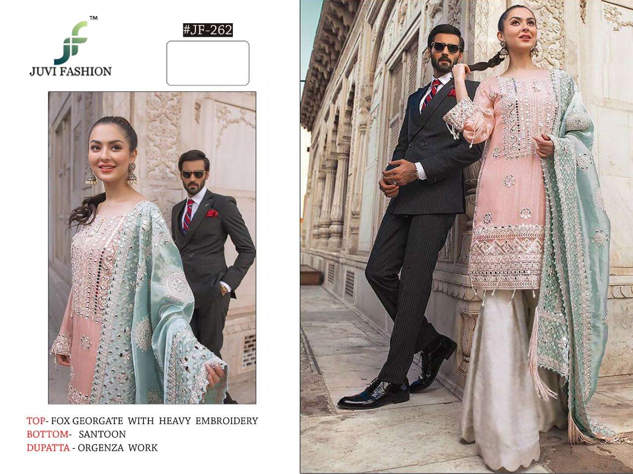 juvi fashion jf-257 and jf-262 pakistani dresses at best rates online 
