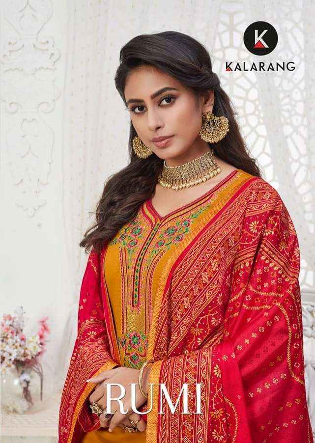 kalarang rumi jam silk embroidery patiyala salwar kameez seller
