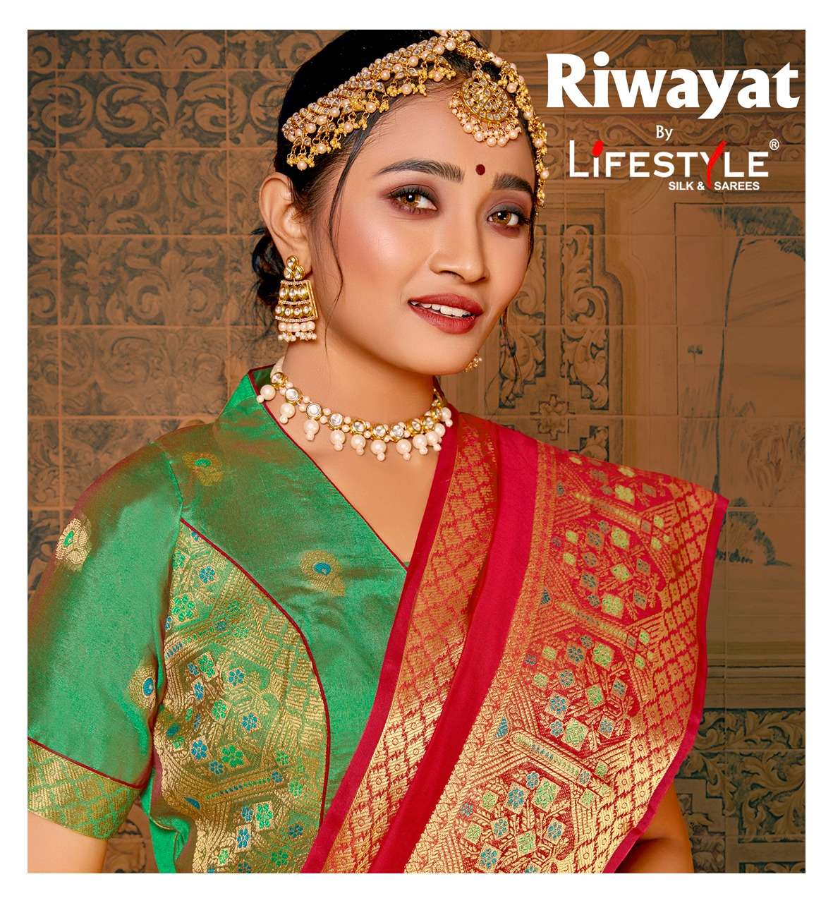 lifestyle riwayat silk saree with rich pallu elegant saree seller