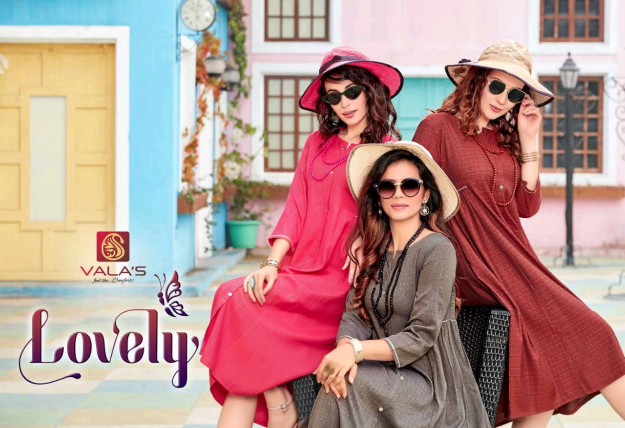 Lovely By Valas Exclusive Rayon Charming Look Kurti At Affordable Price In India