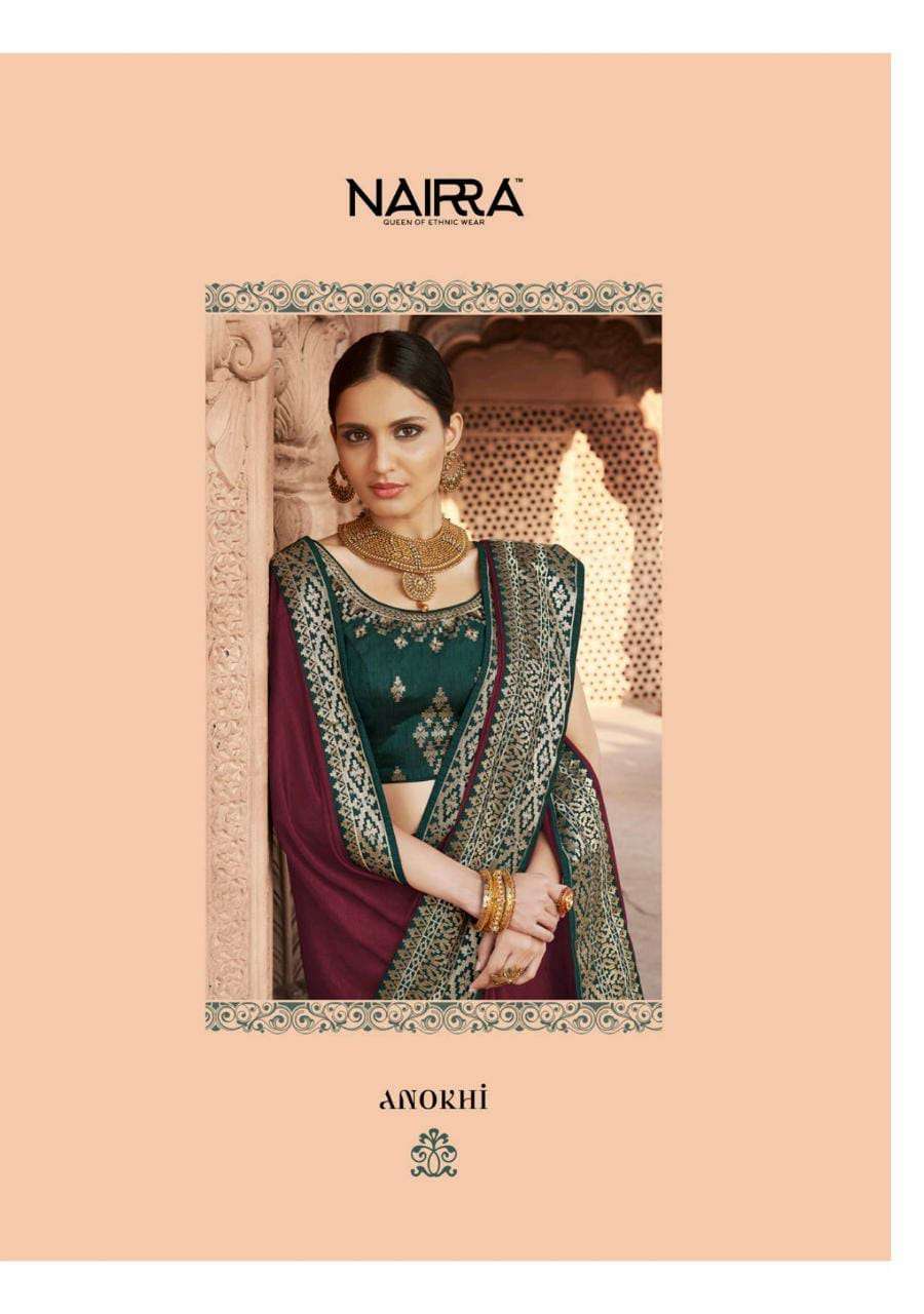 nairra anokhi 1075-1083 series dola silk fancy elegant sari wholesale clothing store 