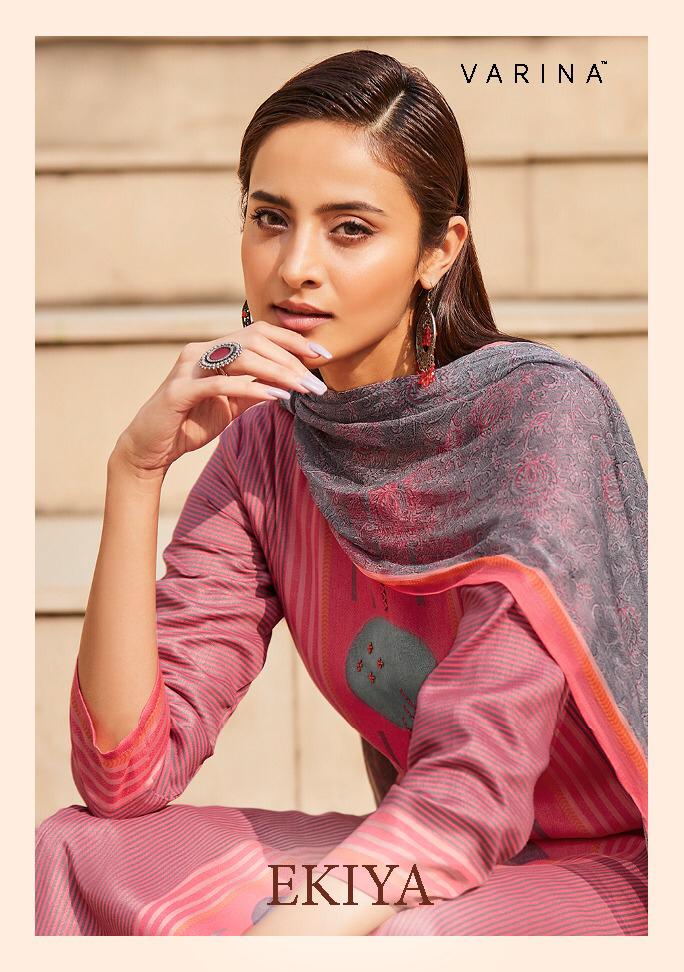 Omtex Varina Prsents Ekiya Cotton Satin Heavy Look Salwar Suits