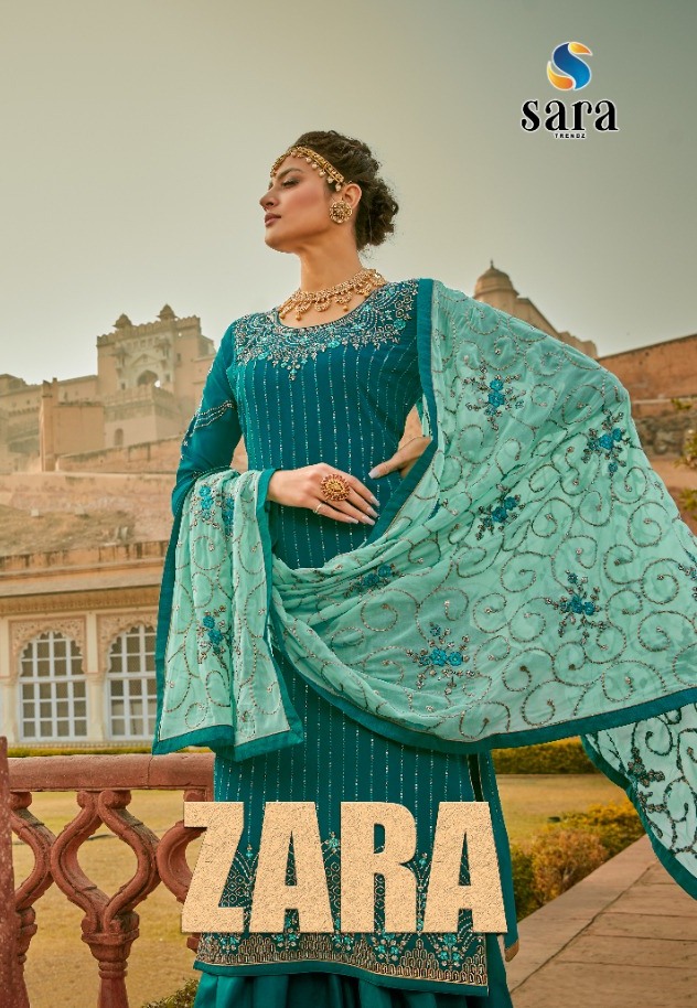 Sara Trendz Presenting Zara Real Georgette Party Wear Designer Salwar Kameez