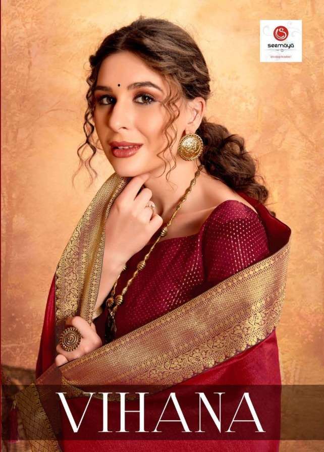 seemaya vihana vichitra silk daily wear saree wholesaler