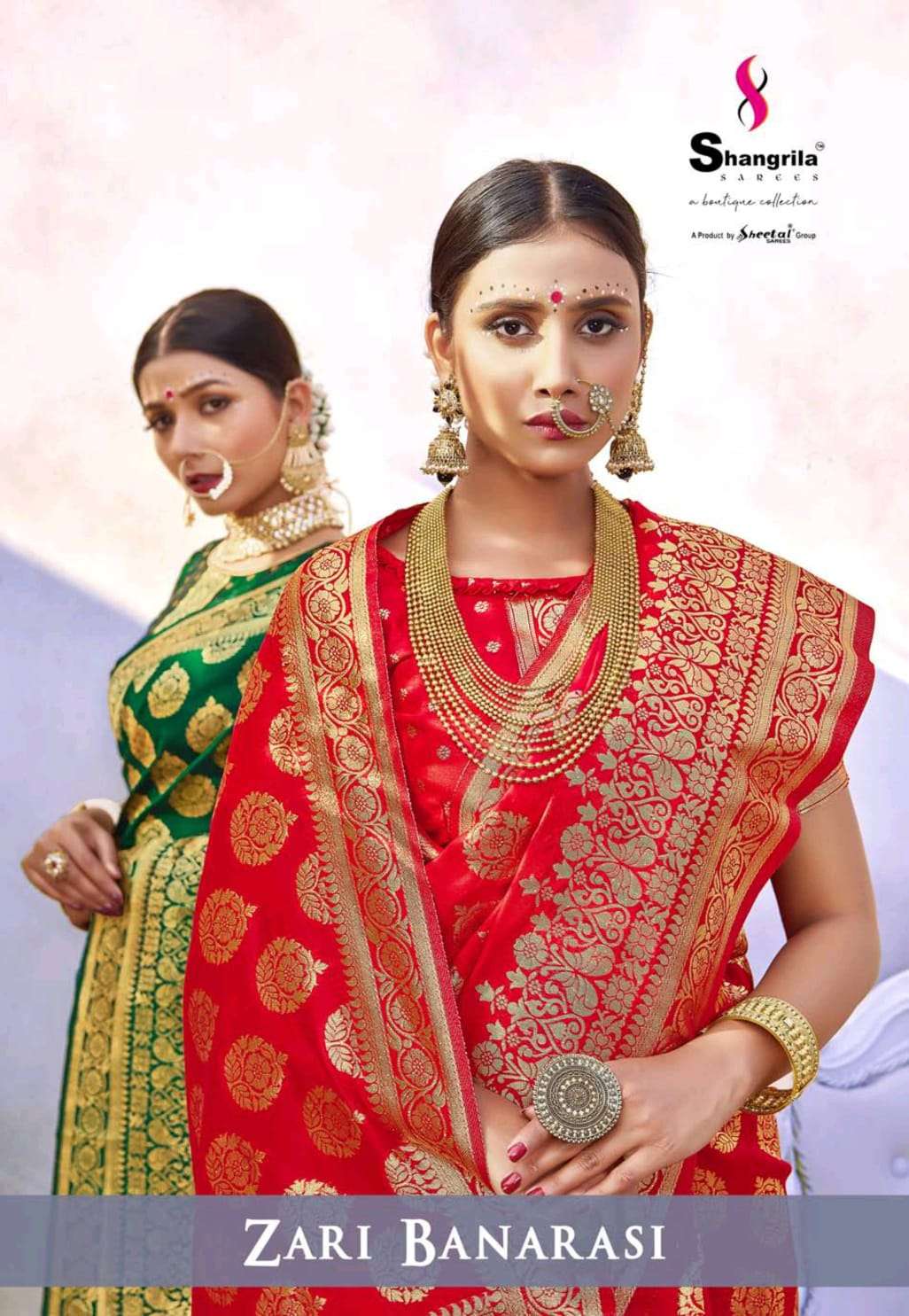 shangrila zari banarasi silk saree perfect combination for women 