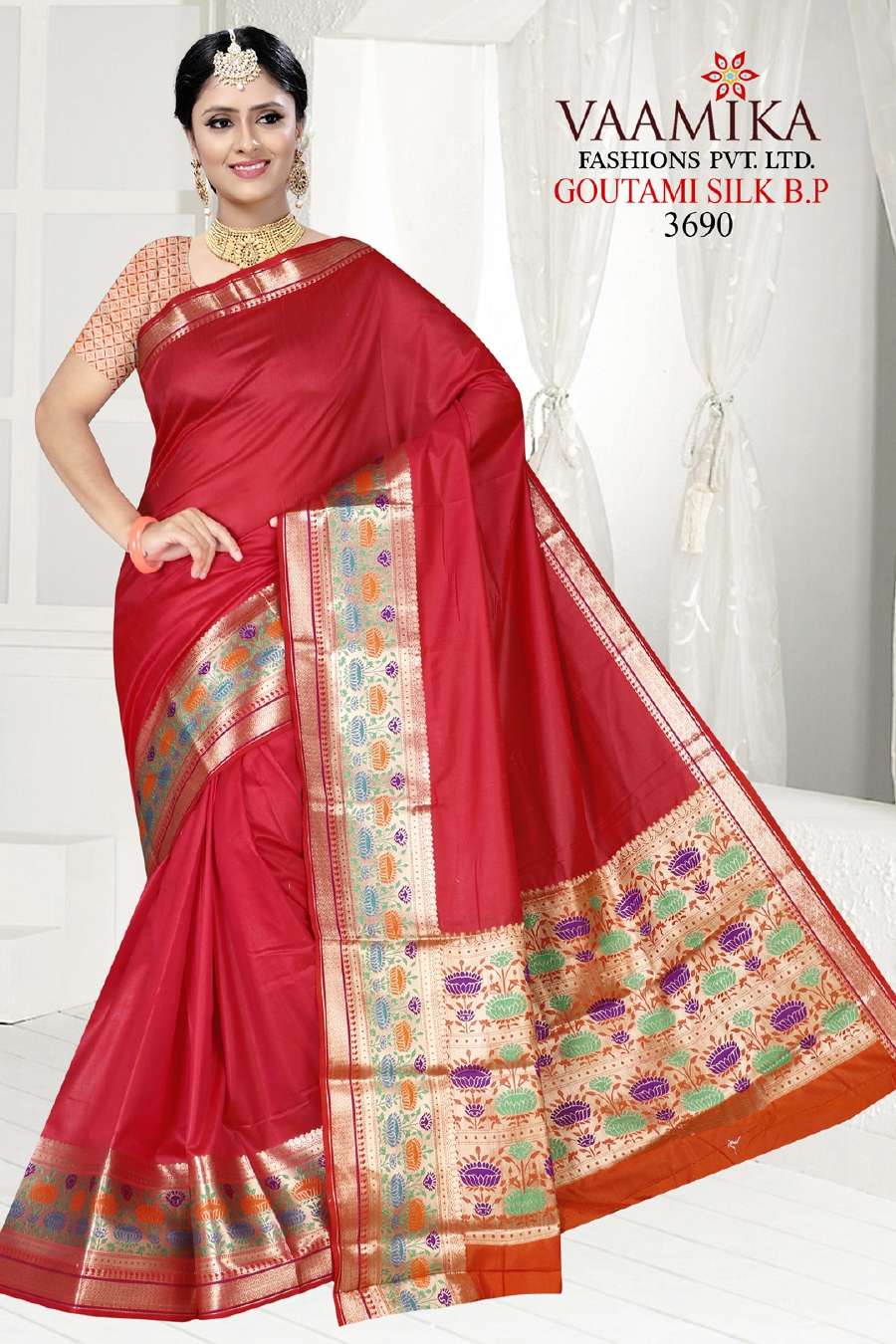 vaamika fashions goutami silk fancy saris wholesaler