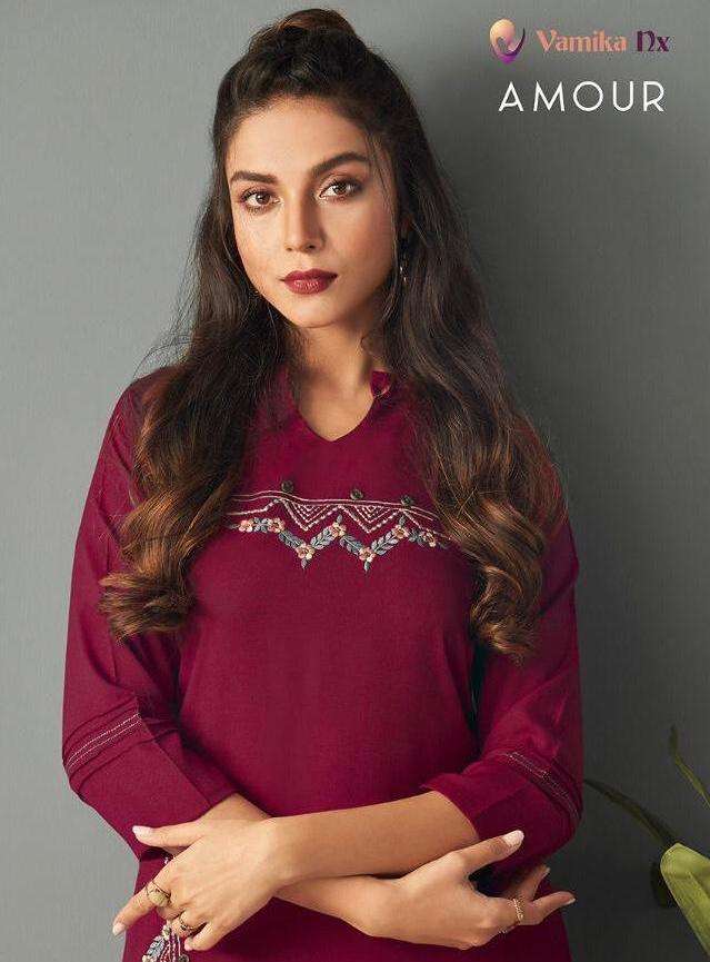 vamika nx amour new catalog of kurti with pant at best rates online 
