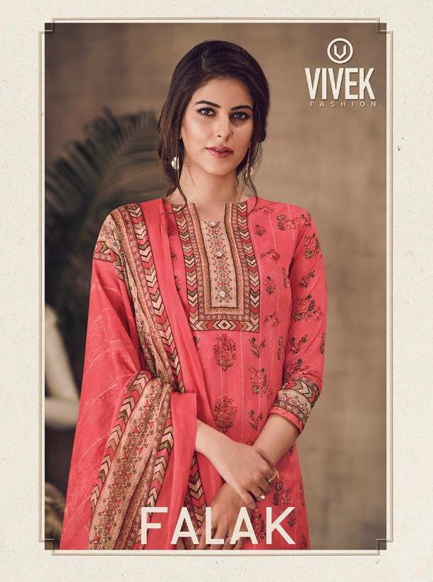 Vivek Fashion Falak Cambric Cotton Suits Wholesale Supplier In Surat