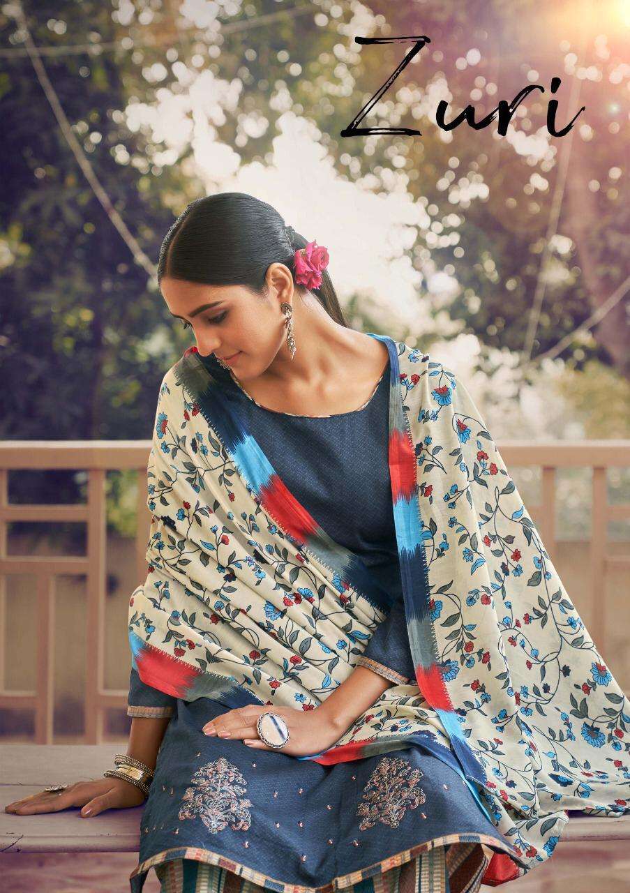 zuri by sargam pure jam summer wear fancy dress materials 