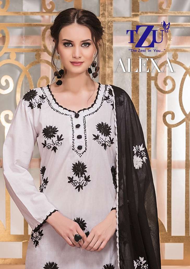 alexa by tzu cotton handwork readymade suits wholesaler