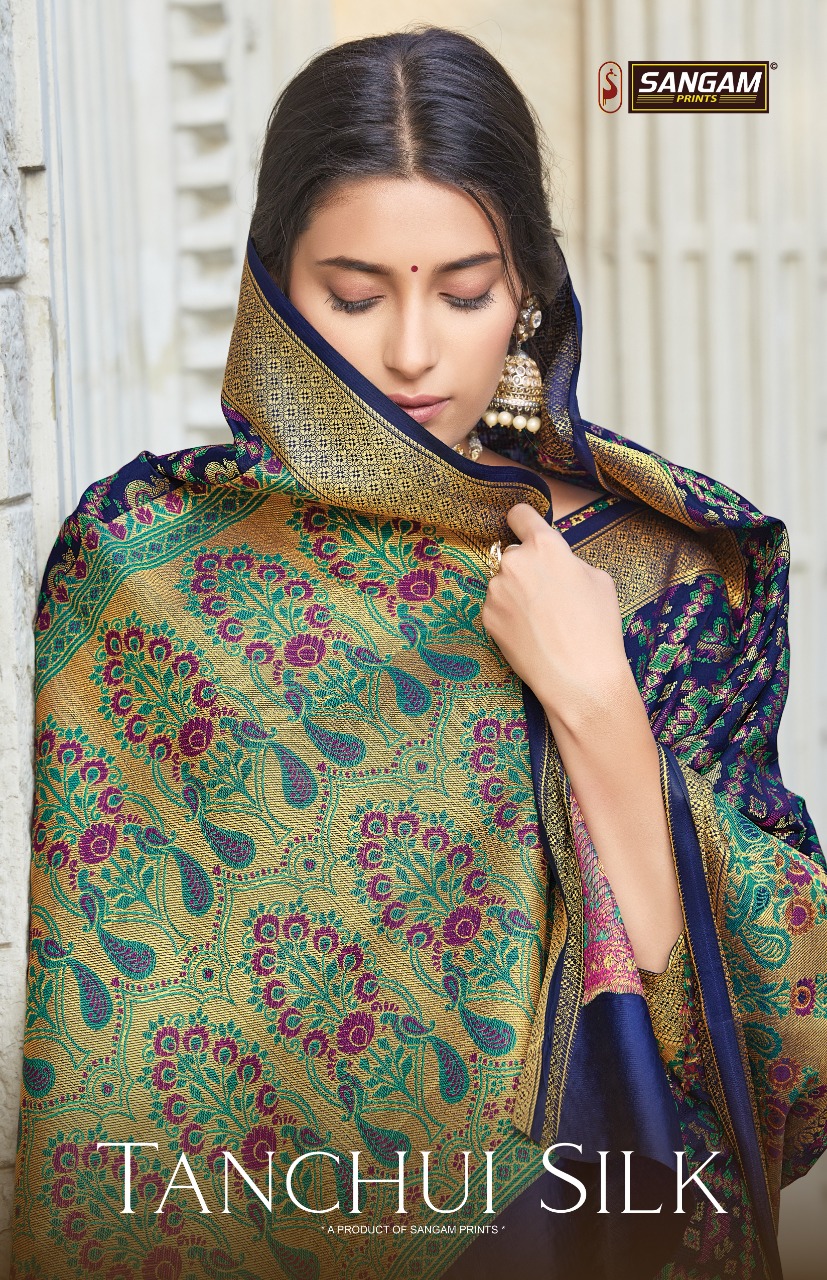 avon trendz patola silk 1151-1156 series cotton silk women salwar kameez design of 2021
