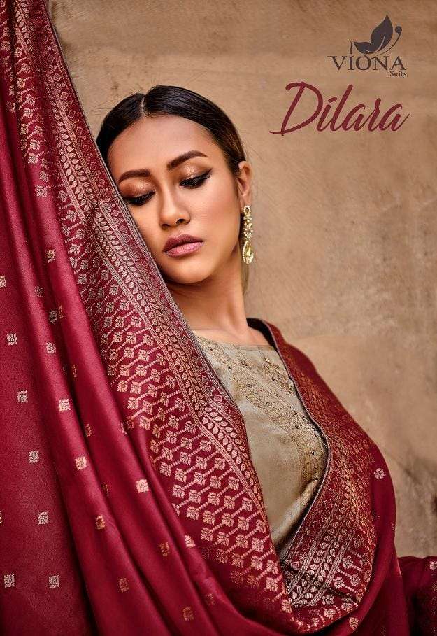 dilara by viona muslin satin classy look fancy dresses supplier