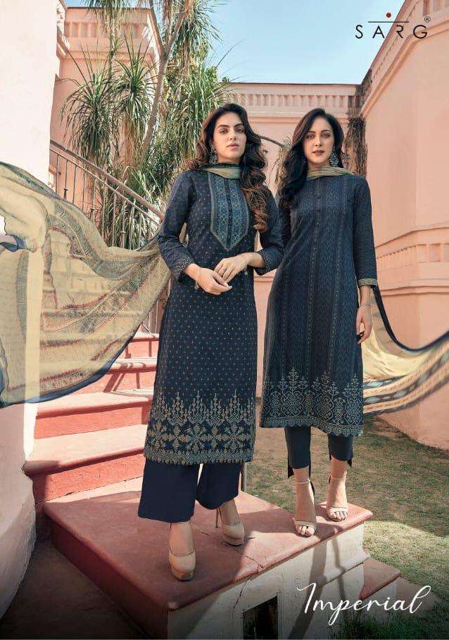 imperial by sarg cambric cotton designer fancy salwar kameez