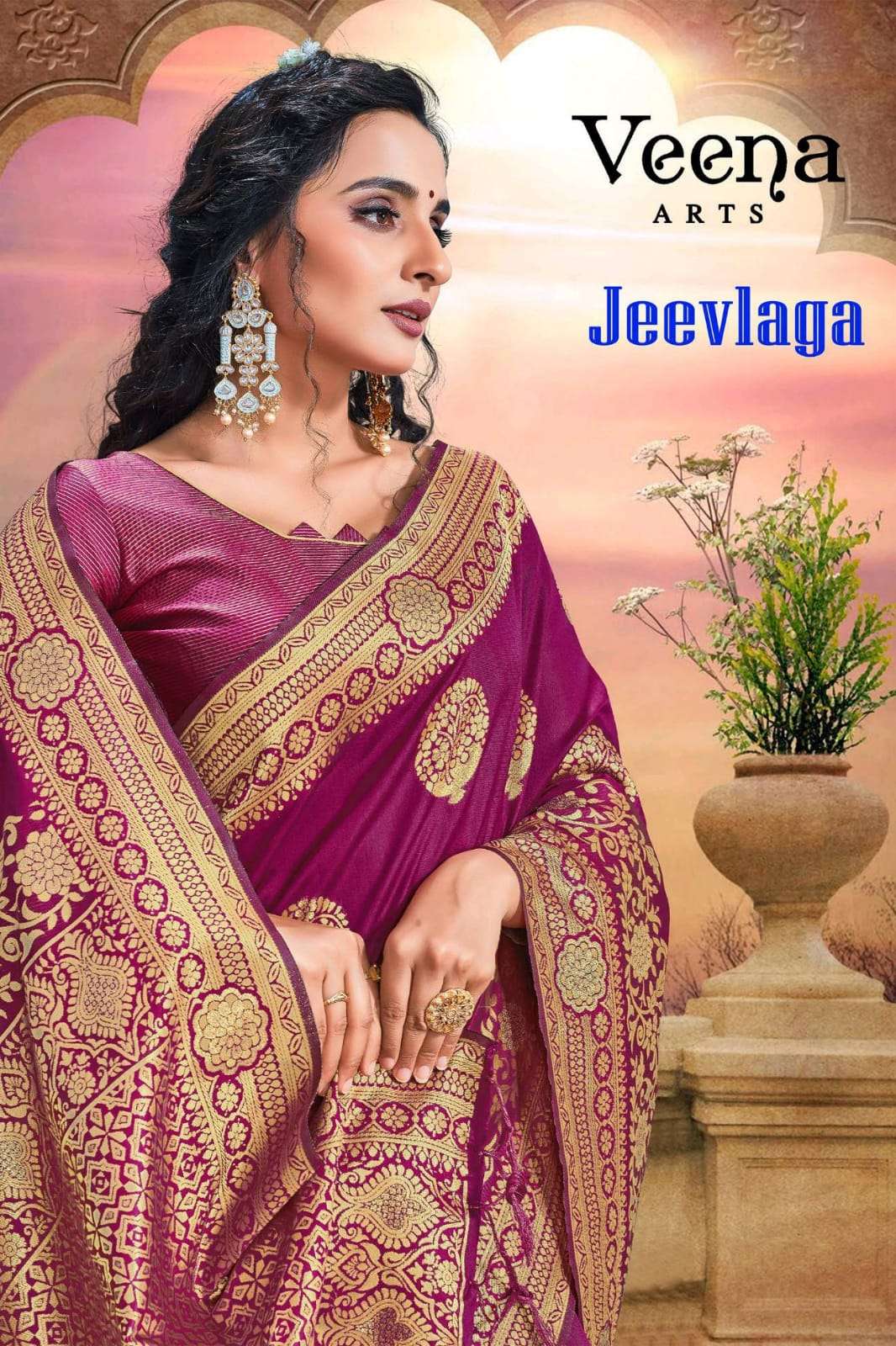 jeevlaga by veena arts traditional wear saris buy online 