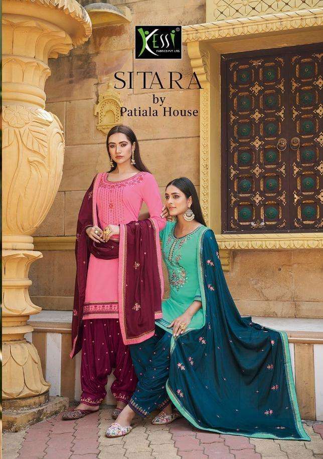 kessi sitara by patiyala house jam silk fancy punjabi dresses