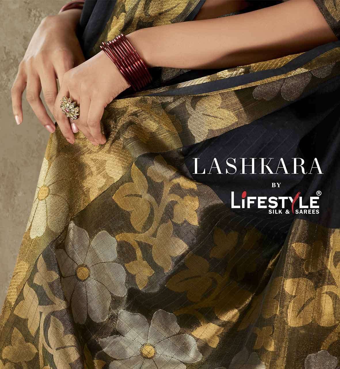 lifestyle lashkara chanderi silk ethnic wear sarees wholesaler