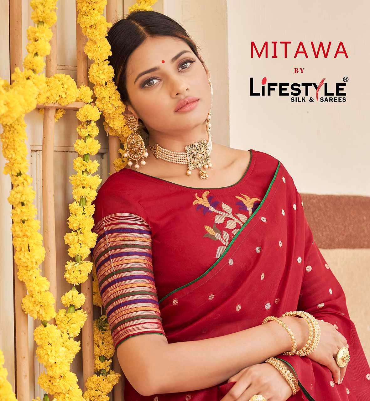 mitawa by lifestyle chanderi silk traditional wear saree