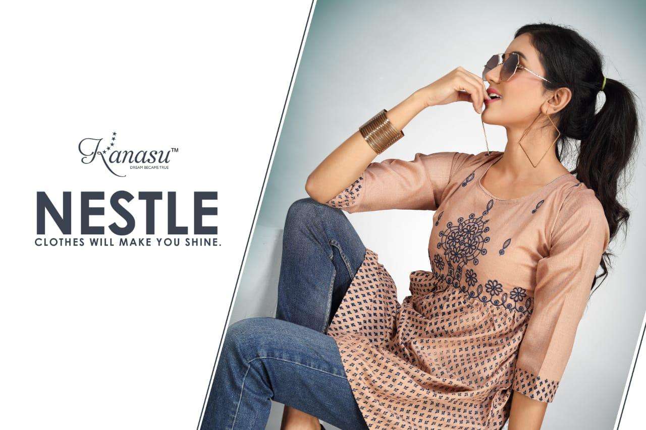 nestle by kanasu heavy rayon two tone short top Catalog Collection Wholesaler Lowest Best Price In Ahmedabad Surat Chennai India Uk Usa Malaysia Singapore Canada Australia