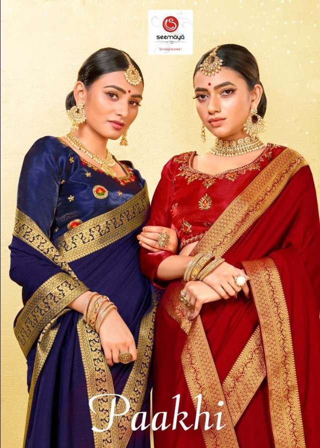 paakhi by seemaya vichitra silk daily wear saree wholesaler