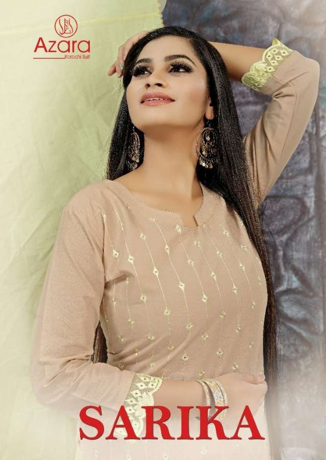 radhika azara sarika cambric cotton summer wear suits materials