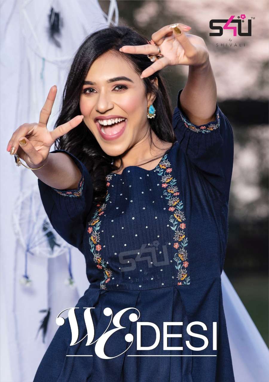 s4u launch we desi cotton rayon short top collection