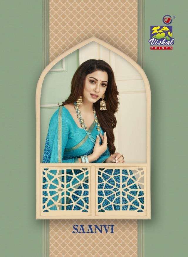 saanvi by vishal fashion designer brasso saree collection