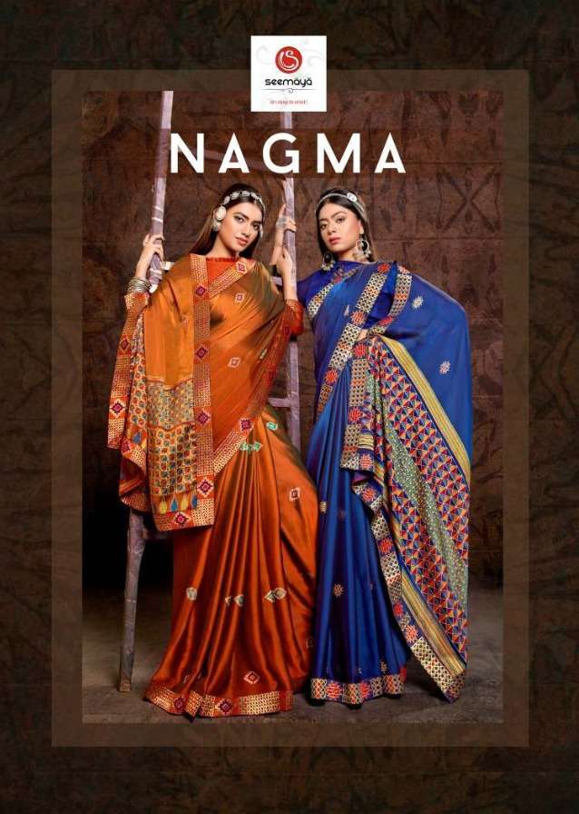 seemaya nagma shahi chiffon saree buy best rate in surat market
