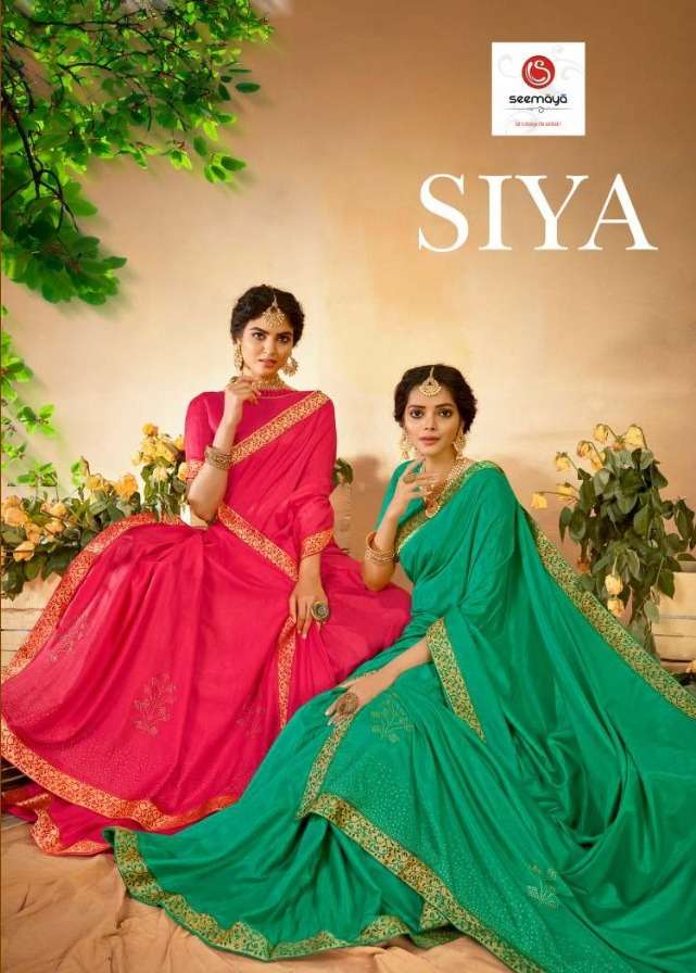 seemaya present siya dola silk daily wear ethnic stylish saree