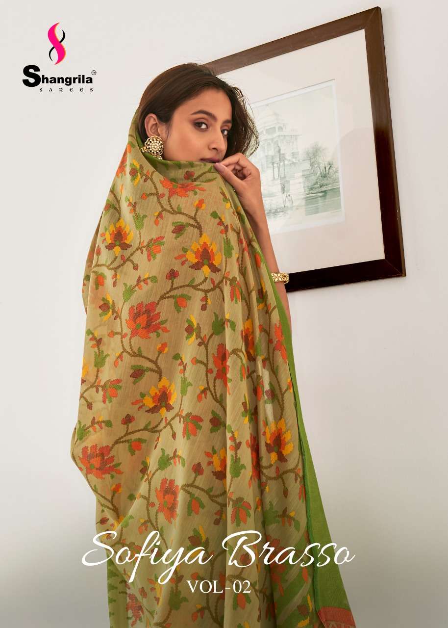 shangrila saree wholesale supplier sofiya brasso vol 2 elegant sari collection 