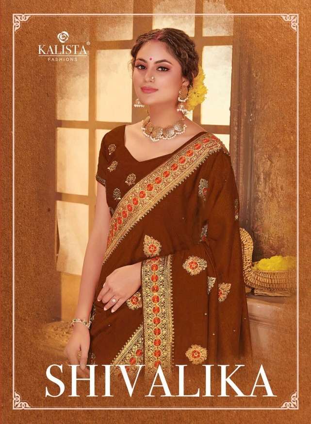 shivalika by kalista vichitra silk designer indian saree