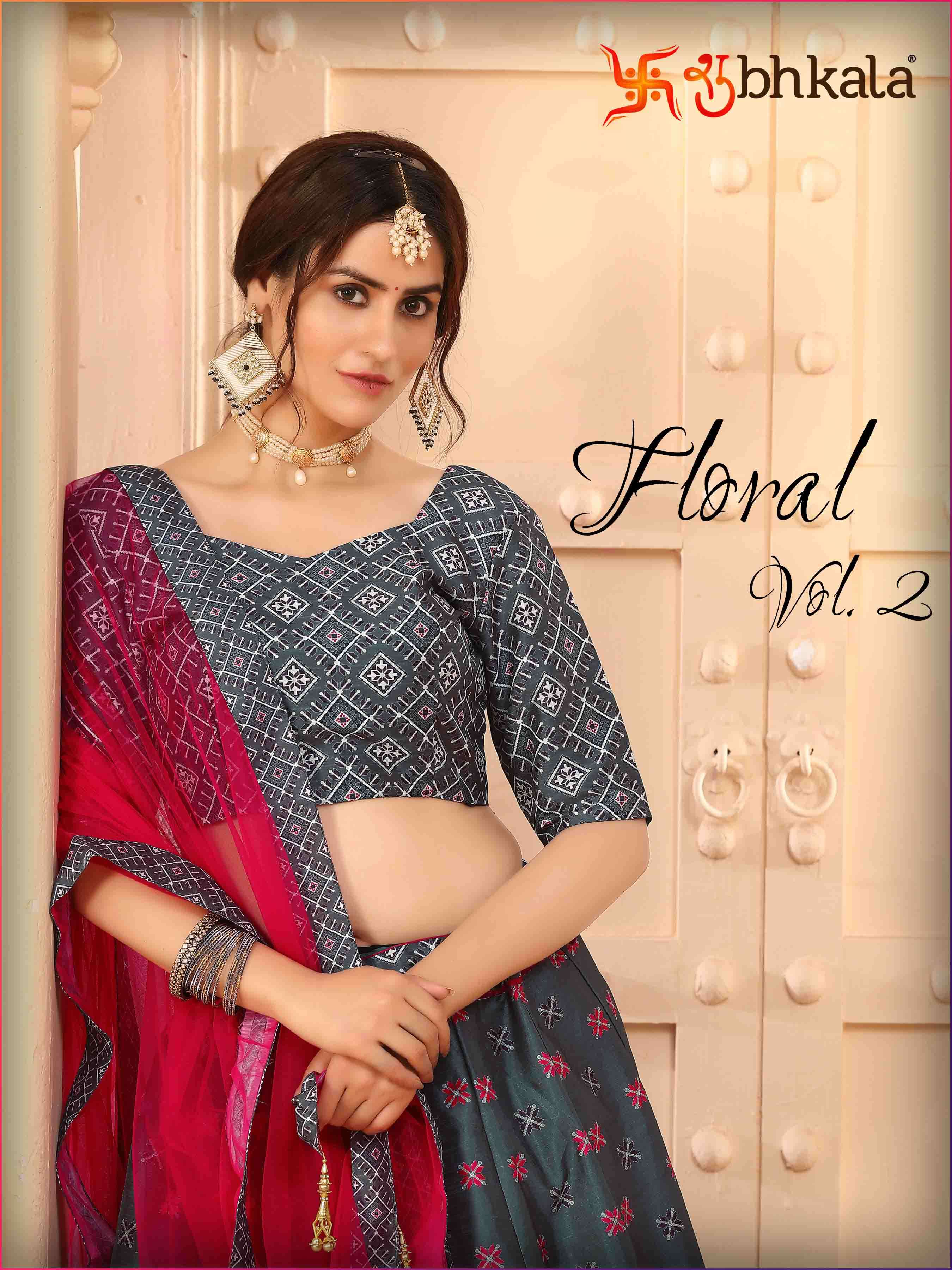 Shubhkala Floral Vol. 2 Designer Floral Printed Lehenga Choli 