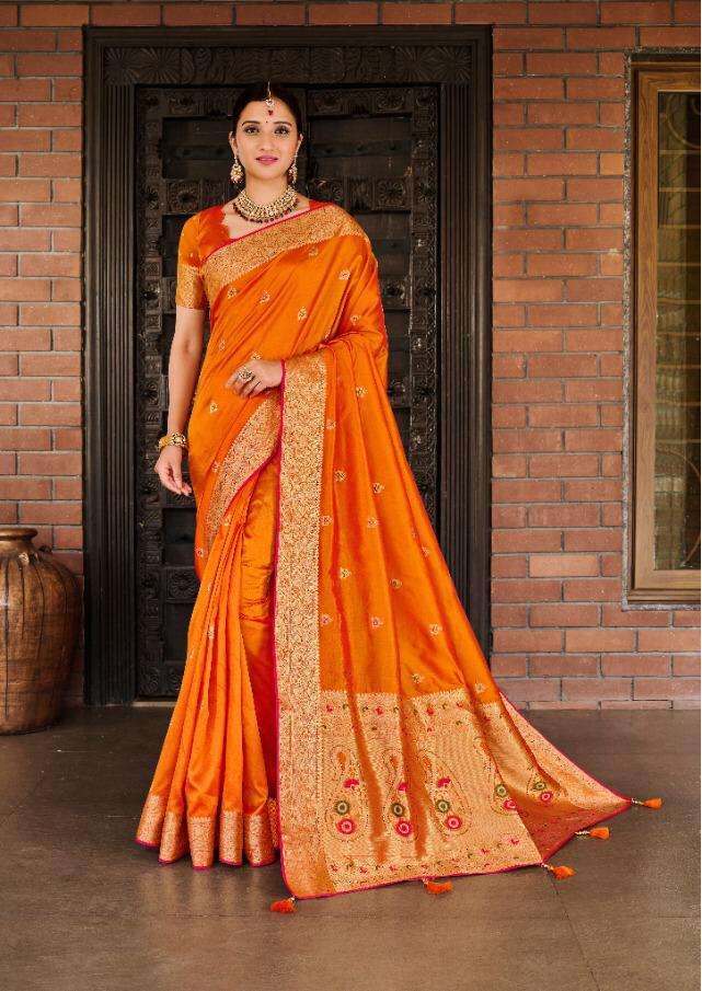 tathastu 4501-4509 series banarasi silk wedding saree clothing collection