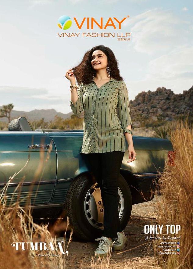 Vinay Fashion Presents Only Top Rayon Slub Print Jeans Short Tops For Girls