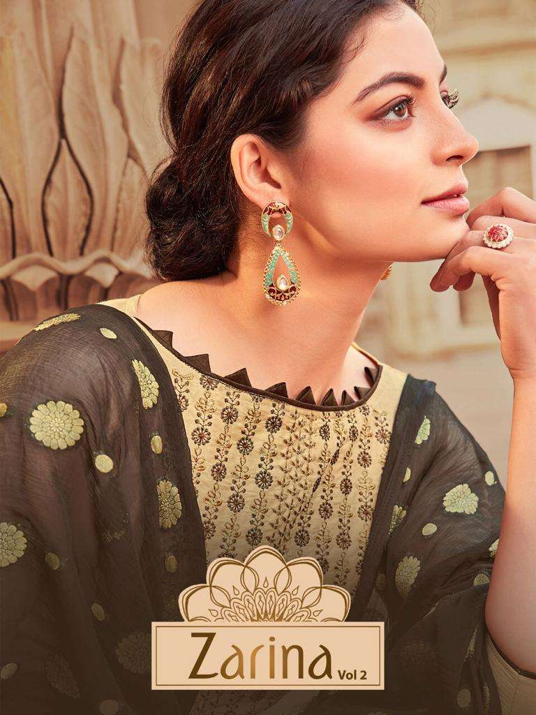 zarina vol 2 by raghav royals banaras soft silk fancy dress materials