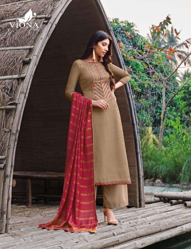 asmee by viona silk embroidery work classy suits wholesaler