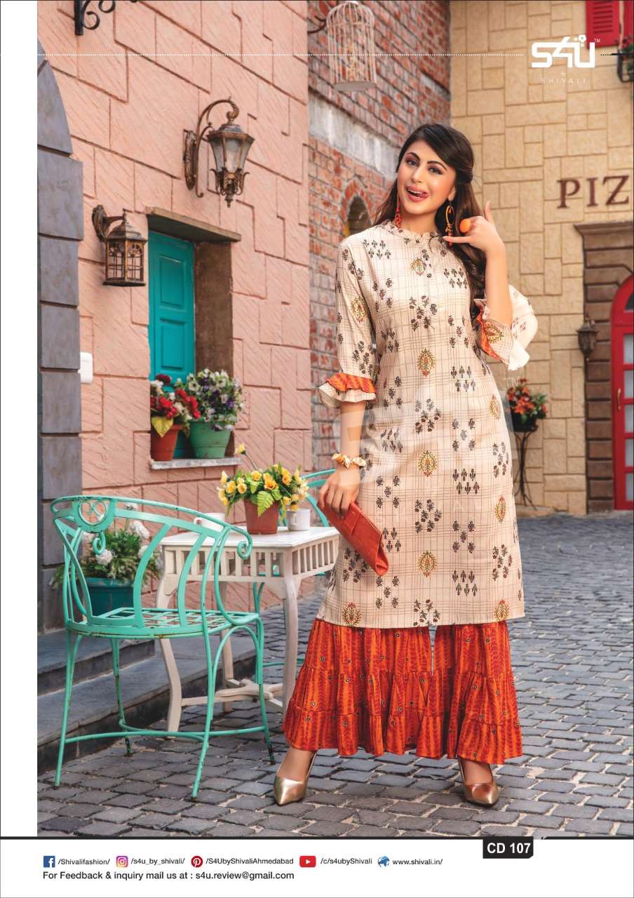 Casual Diaries By S4u Shivali Fancy Top With Skirt Plazzo And Bottom Festival Wear Collections
