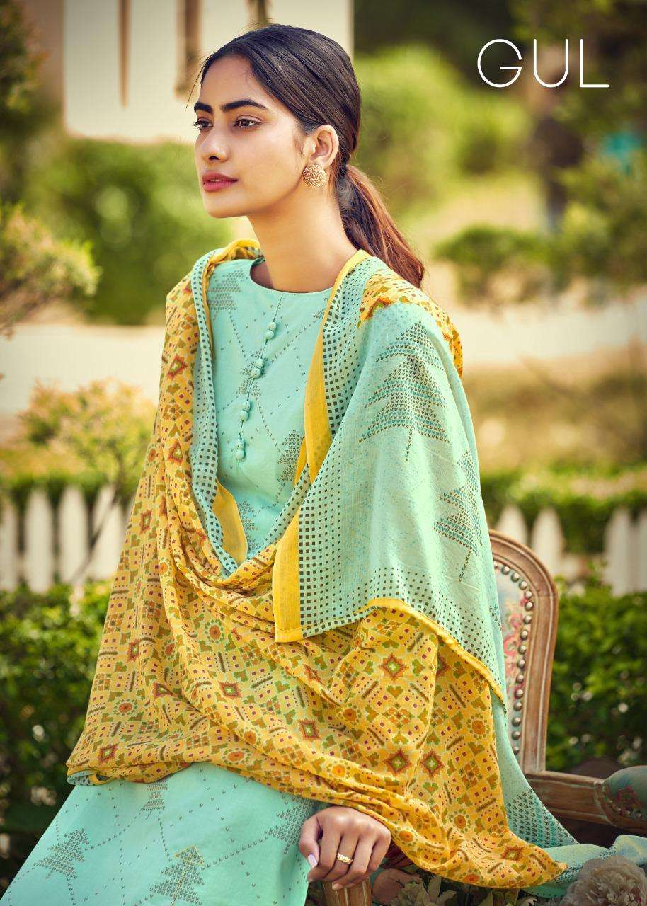 gul by sargam pure lawn summer wear fancy dresses