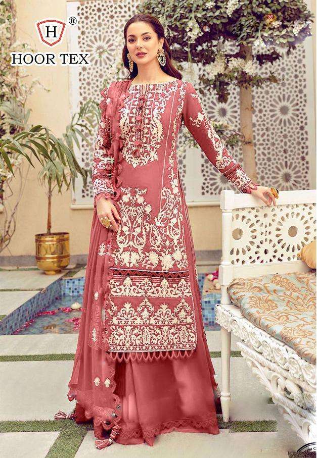 hoor tex 21022 colours cotton embroidery pakistani fancy dresses