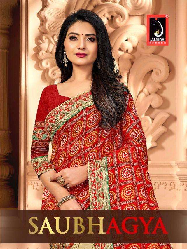 jalnidhi present saubhagya vichitra silk bandhani traditional sarees