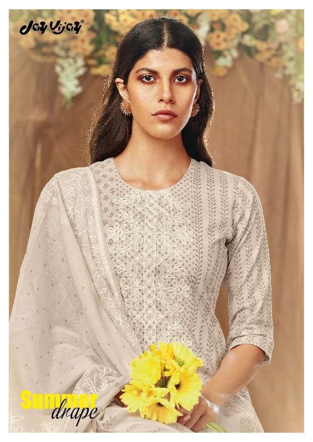 jay vijay present summer drape cotton exclusive fancy suits