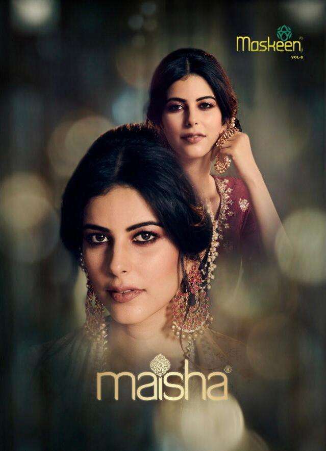 maskeen vol 8 by maisha exclusive sharara suits for eid pakistani collection