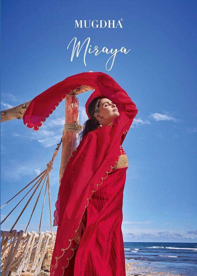 miraya by mugdha readymade fancy silk salwar kameez