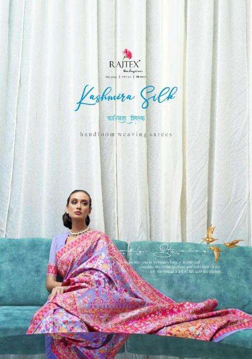 rajtex kashmira silk handloom weaving indian exclusive fancy sarees