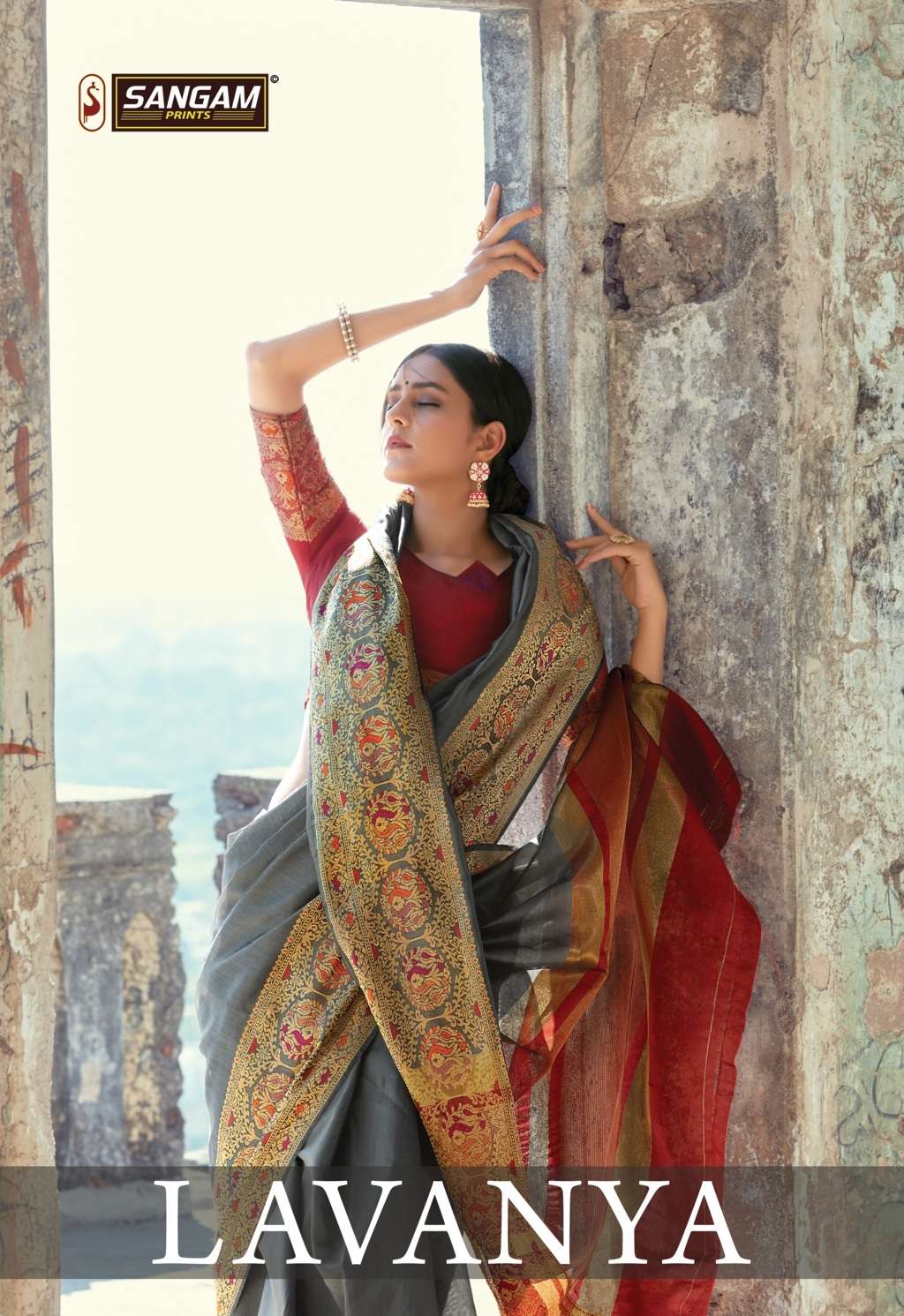 sangam prints lavanya vol- 2 cotton saris wholesaler