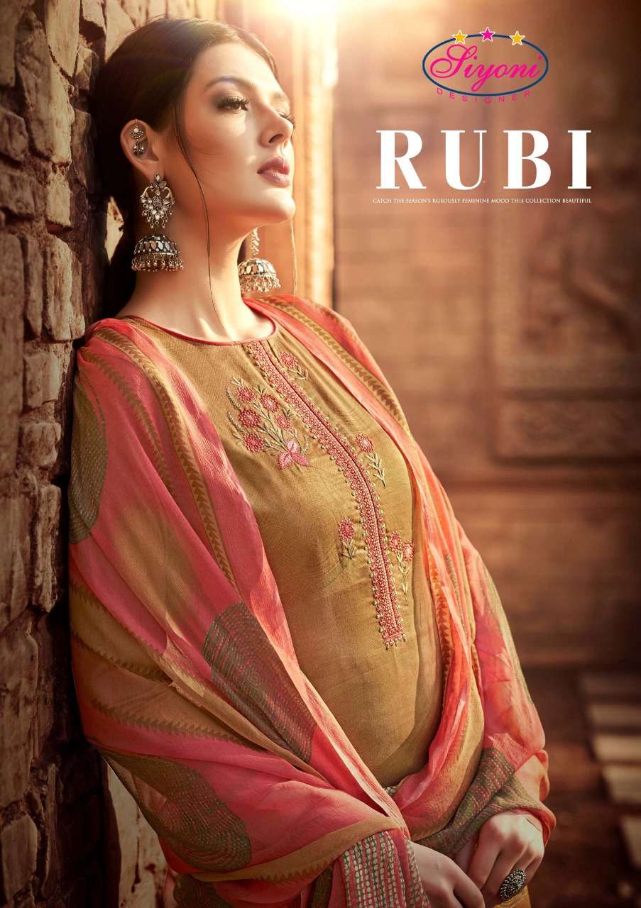 siyoni present rubi jam cotton designer salwar kameez