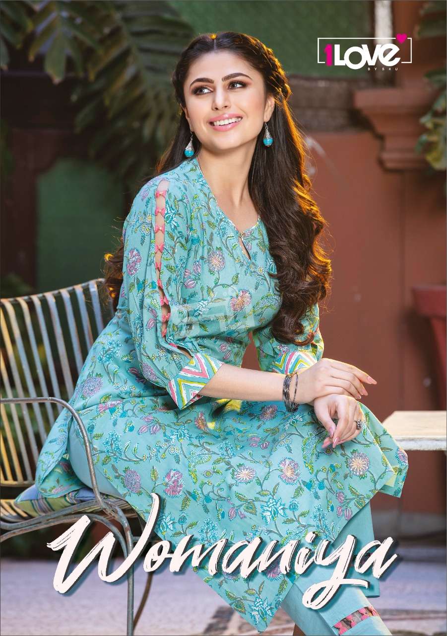 womaniya vol 18 by s4u 1love cotton designer kurtis